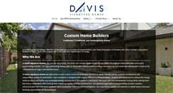 Desktop Screenshot of davissignaturehomes.com